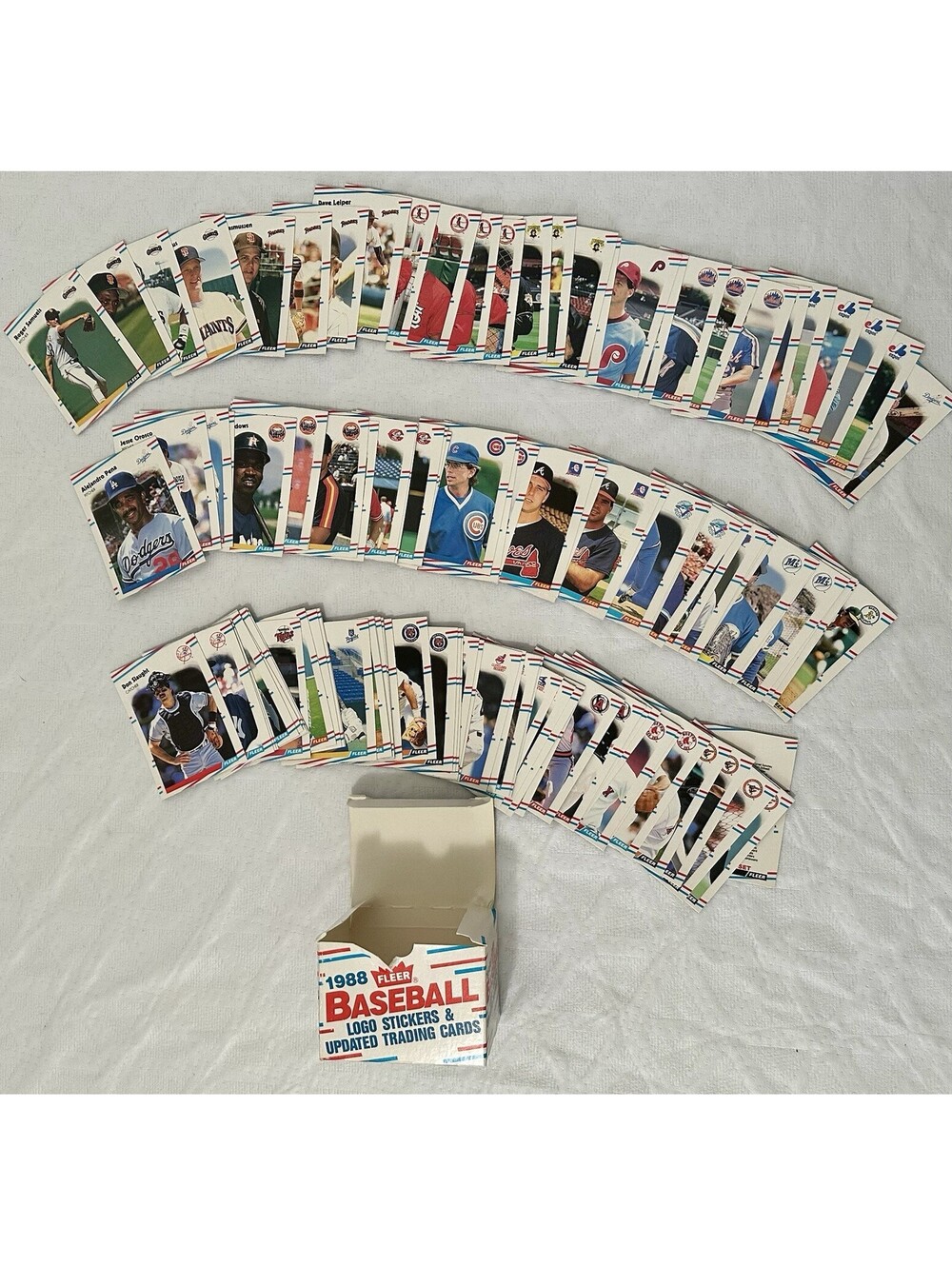 1988 Fleer Update Baseball 117 Card Near Set Vintage MLB